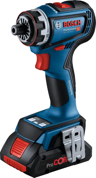 Taladro inalámbrico Bosch GSR 18V-90 FC con motor sin escobillas.
