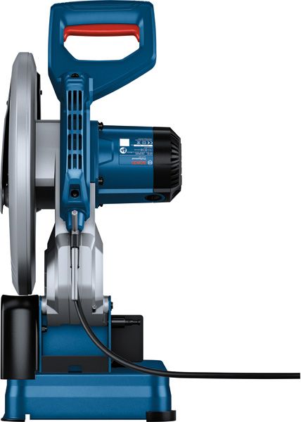 Vista lateral de la sierra de corte de metal Bosch GCO 230.