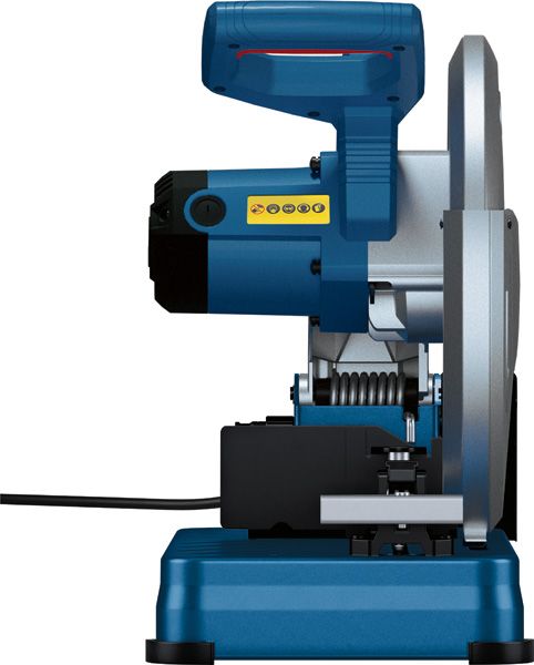 Sierra de corte de metal Bosch GCO 230 con mango ergonómico.