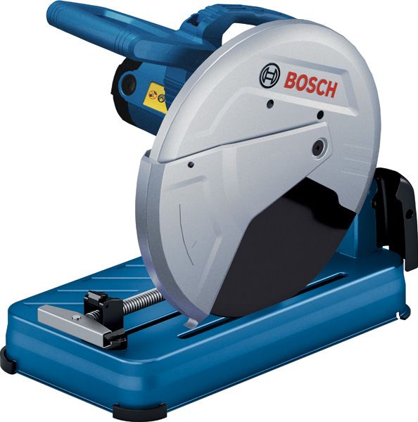 Sierra de corte de metal Bosch GCO 230 con base horizontal.