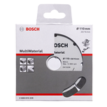 Hoja de sierra Bosch MultiMaterial de 110 mm para diversos materiales.