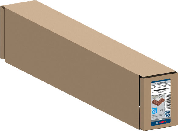 Caja de juego de cinceles Bosch PRO SDS max-4C de 600 mm.