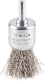Cepillo de limpieza Bosch PRO de acero inoxidable con vástago recto.