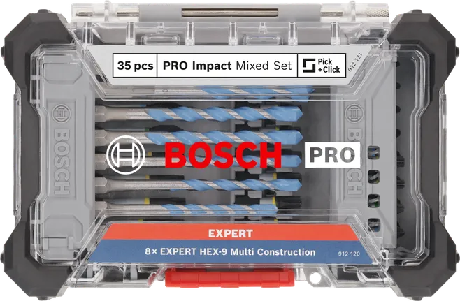 Bosch PRO Juego mixto de impacto 35 piezas.