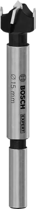 Broca para cortar bisagras de madera laminada Bosch EXPERT de 15 mm.