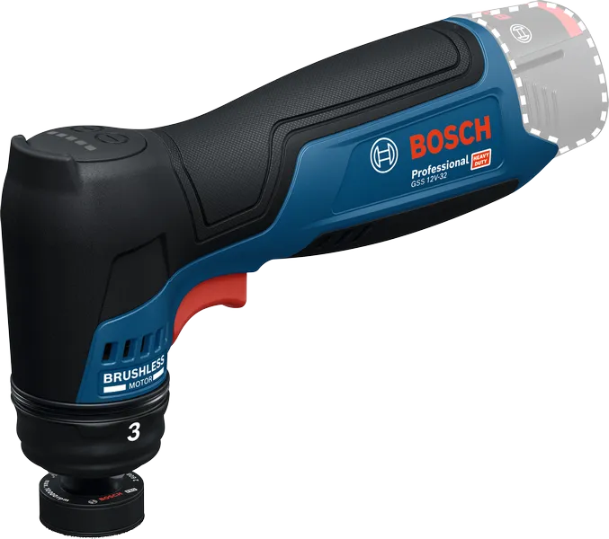 Lijadora orbital inalámbrica Bosch GSS 12V-32.