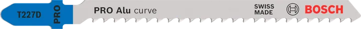Hoja de sierra de calar Bosch PRO Alu curve T227D para corte de metal.