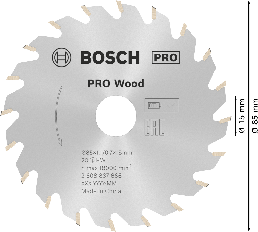 PRO Wood cordless