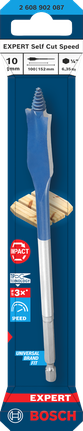 Broca de pala autocortante Bosch EXPERT de 10x152 mm.