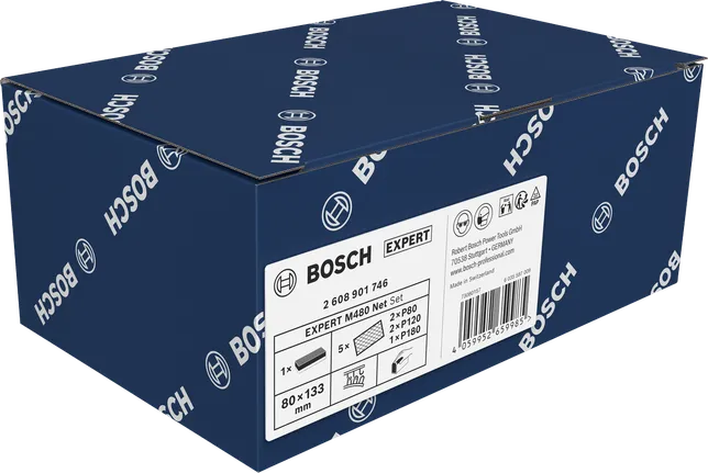 Bloque de doble densidad Bosch EXPERT eCom 80×133 mm.
