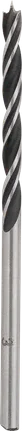Broca Bosch PRO para madera con punta de centrado, 3 x 30 x 61 mm.