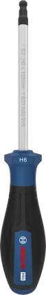 Destornillador Bosch PRO H6 x 125 mm con mango ergonómico.