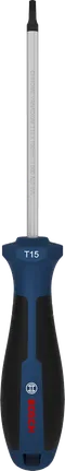 Destornillador Bosch TX15 x 100 mm con mango ergonómico.