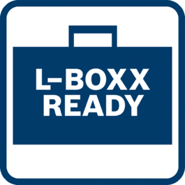 Compatible con L-BOXX Divisiones incluidas para facilitar la integración en el Mobility System de Bosch