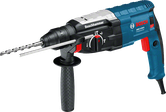 Martillo perforador Bosch GBH 2-28 D con SDS plus y empuñadura lateral.