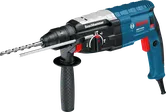 Martillo perforador Bosch GBH 2-28 D con SDS plus y empuñadura lateral.