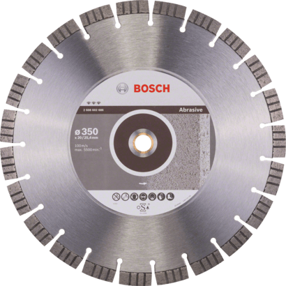 Disco de corte de diamante Bosch 2608602162 UPP-SW, 115 x 22,2 x 2,7 x 8 mm 