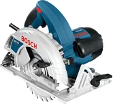 Sierra circular de mano Bosch GKS 65 para cortar madera.