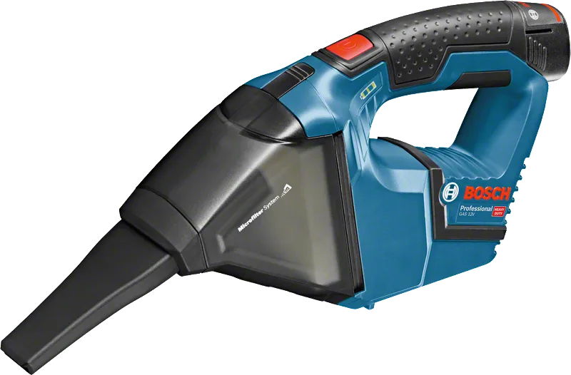 Aspirador de mano Bosch GAS 12V para residuos pequeños.