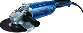 Amoladora angular Bosch GWS 26-230 con disco de 230 mm.