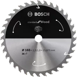 Hoja de sierra circular Standard for Wood para sierras inalámbricas