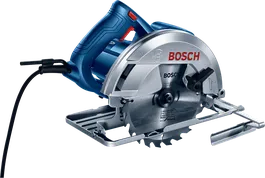 Sierra circular de mano Bosch GKS 150 para cortar madera.