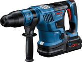 Martillo perforador a batería Bosch GBH 18V-36 C con batería de 8 Ah.