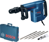 Martillo demoledor Bosch GSH 11 E con maletín y cinceles.