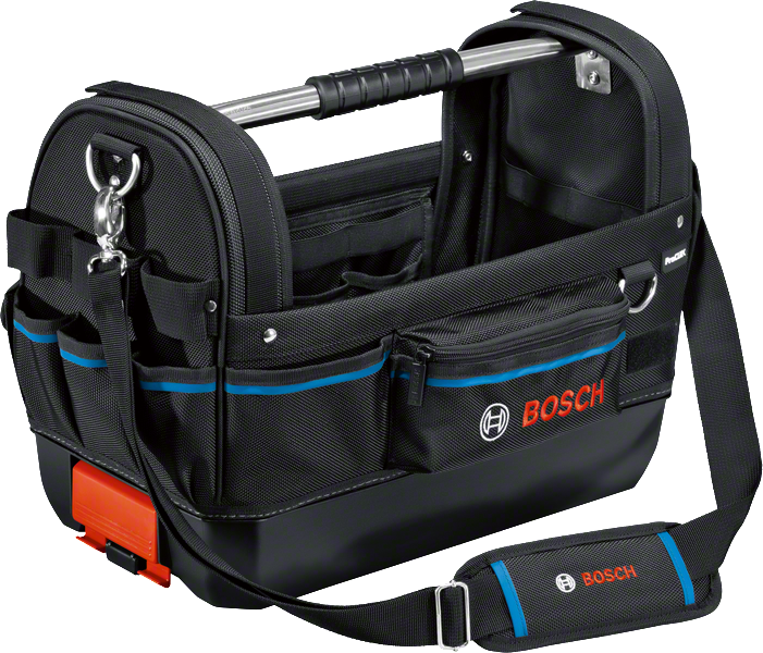 Bolsa de herramientas Bosch GWT 20 con correa para el hombro.