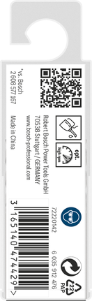 Broca helicoidal Bosch PRO Metal HSS-G de 5/64″.