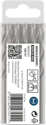 Embalaje de broca helicoidal Bosch PRO Metal HSS-G 7/32″.