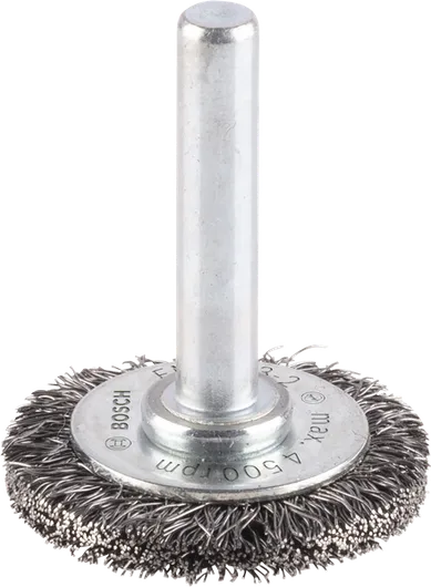 Disco de alambre Bosch PRO Metal clean, vástago cilíndrico de 30 mm.