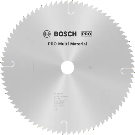 Hoja de sierra circular multimaterial Bosch PRO de 305 mm.