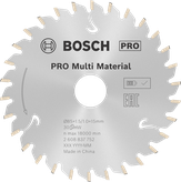 Hoja de sierra circular inalámbrica Bosch PRO Multi Material de 85 mm.