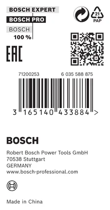 Anillo reductor Bosch 30 x 1,5 x 25,4 mm.