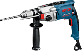 Taladro de impacto Bosch GSB 20-2 RET con empuñadura lateral.