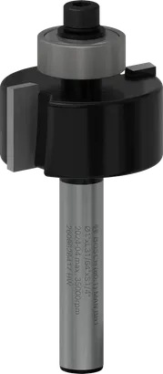 Broca para enrutador Bosch PRO con rebaje de vástago de 1/4 de pulgada.
