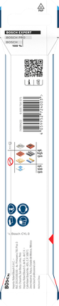 Broca multiusos Bosch EXPERT HEX-9 de 5/32 pulgadas.