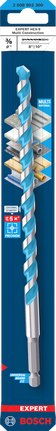 Broca multiusos Bosch EXPERT HEX-9 de 3/8 de pulgada.