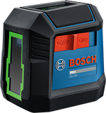 Herramienta niveladora láser Bosch GLL2XG con autonivelación.