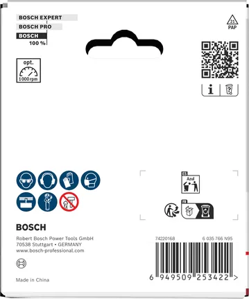 Sierra de corona Bosch para madera y yeso, 100 x 25 mm.