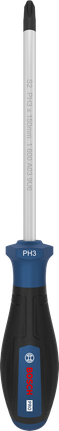 Destornillador Bosch PRO PH3 x 150 mm con mango ergonómico.