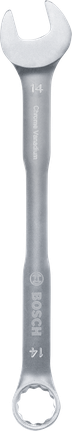 Llave combinada Bosch de 14 mm de cromo vanadio.