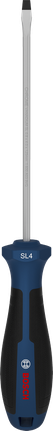 Destornillador Bosch SL 0,8 x 4,0 x 125 mm con mango ergonómico.
