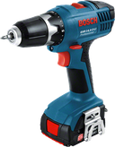 Taladro inalámbrico Bosch GSR 14,4-2-LI con batería de 14,4 V.