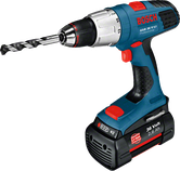 Taladro combinado inalámbrico Bosch GSB 36 V-LI con batería de 36 V.