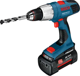 Taladro combinado inalámbrico Bosch GSB 36 V-LI con batería de 36 V.