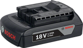 Akumulátor Bosch 18V 1,5Ah Li-Ion.