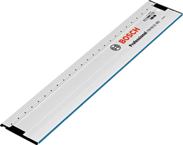 Hliníková vodicí lišta s vyznačenými rozměry pro systémové příslušenství.