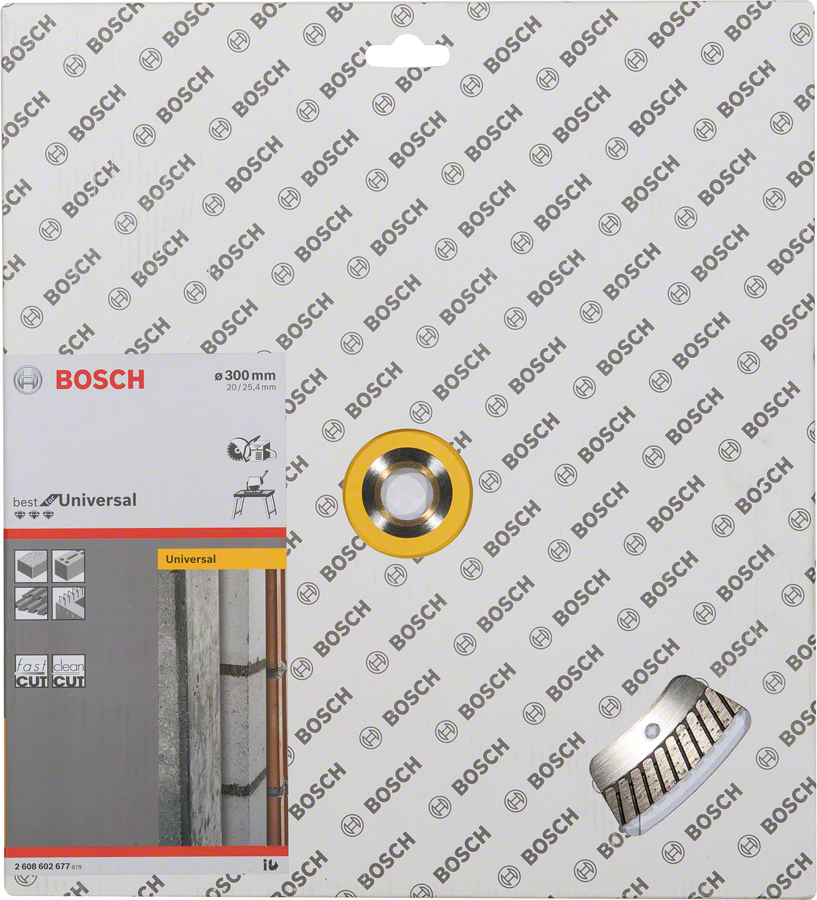 Diamantový řezný kotouč Bosch 300 mm.